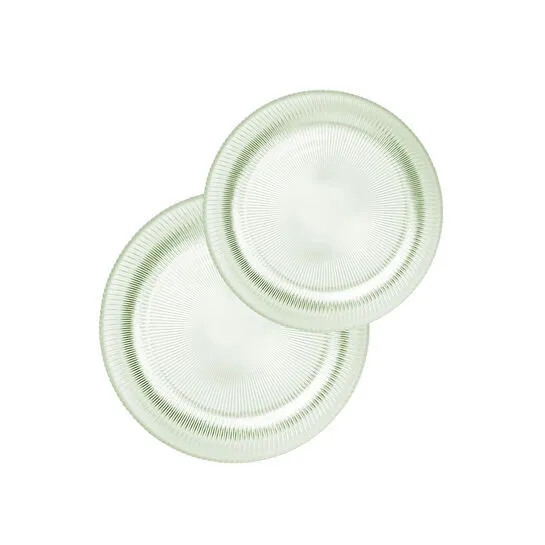 Rakle Splendid Cam 2'li Salata Kasesi Seti Yeşil 25 Cm - 30 Cm