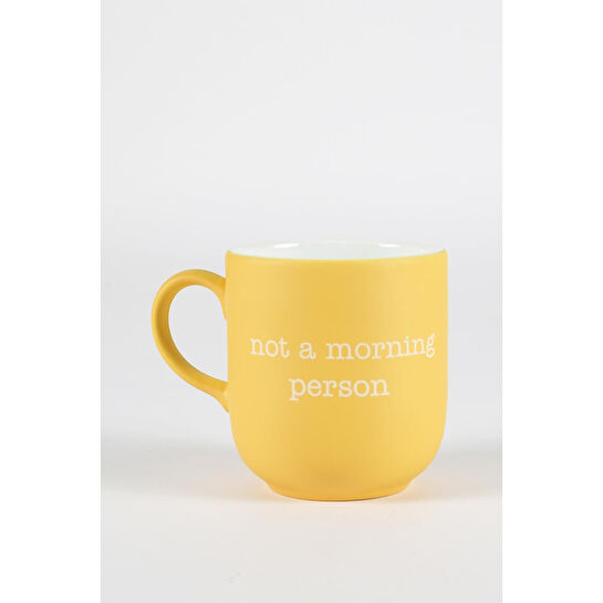 Rakle Mottolu Seramik 3'lü Kupa Seti 400 Cc