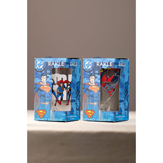 Rakle Superman 2'li Meşrubat Bardağı Seti 570 Cc
