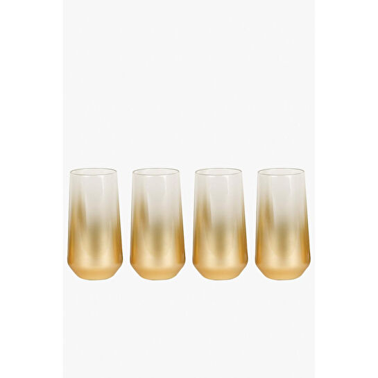 Rakle Glow 4'lü Meşrubat Bardağı Seti Altın 470 Cc