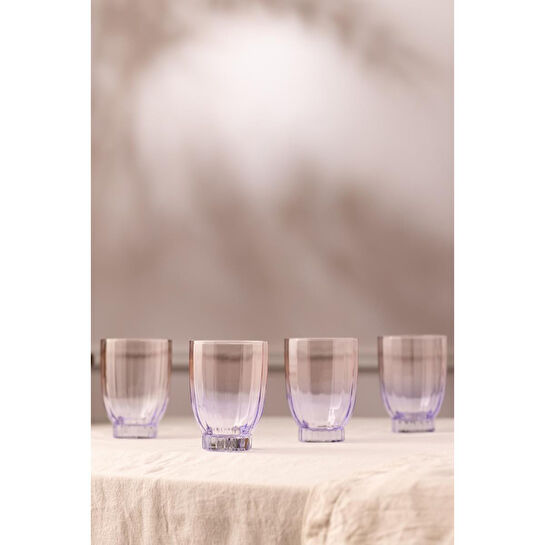 Rakle Elite 4'lü Su Bardağı Seti Mor 320 Cc