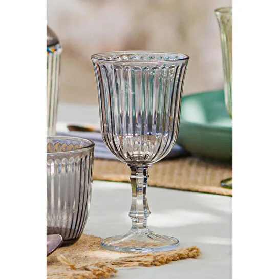 Rakle Splendid 4'lü Kadeh Seti Füme 240 Cc