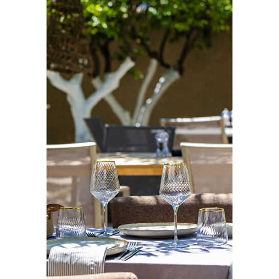 Rakle Premium Gold 4'lü Su Bardağı Seti 420 Cc