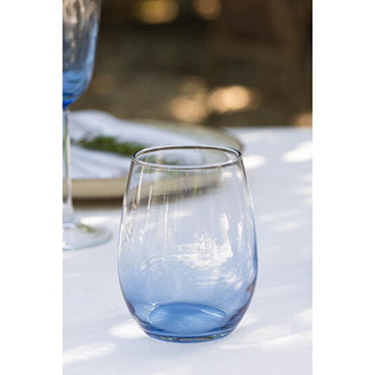 Rakle Larc 4'lü Meşrubat Bardağı Seti Mavi 570 Cc