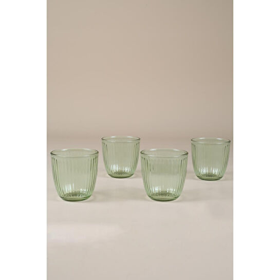 Rakle Splendid 4'lü Su Bardağı Seti Yeşil 290 Cc