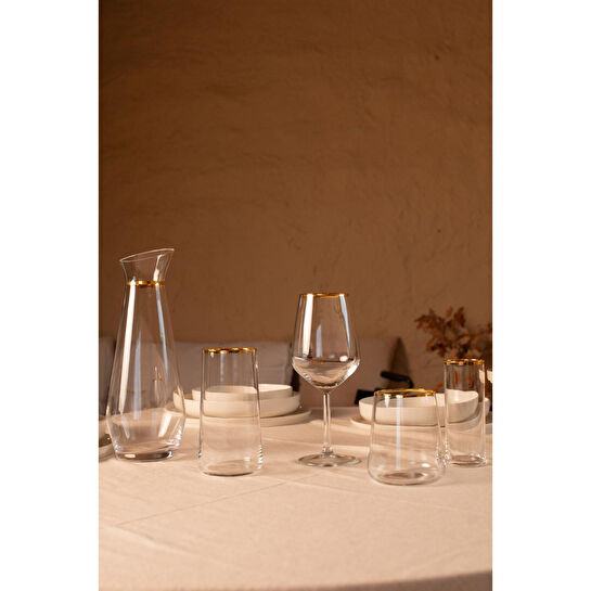 Rakle Avantgarde Gold 4'lü Rakı Bardağı Seti 195 Cc