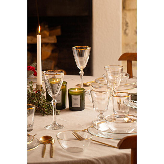 Rakle Pure Altın Yaldızlı 4'lü Kadeh Seti 255 Cc