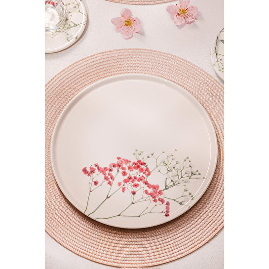 Rakle Cara Seramik 4'lü Servis Tabağı Seti 26,5 Cm