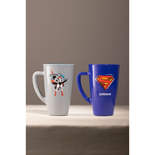 Rakle Superman 2'li Kupa Seti Mavi-gri 400 Cc
