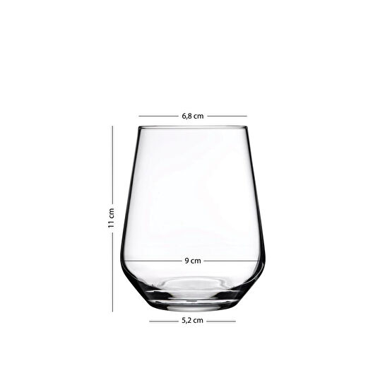 Rakle Glow 4'lü Su Bardağı Seti Altın 425 Cc