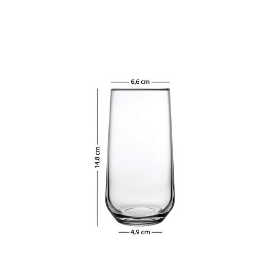 Rakle New Iconic 4'lü Meşrubat Bardağı Seti Amber 470 Cc