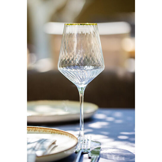 Rakle Premium Gold 4'lü Kadeh Seti 435 Cc