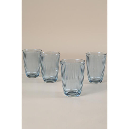 Rakle Splendid 4'lü Meşrubat Bardağı Seti Mavi 395 Cc