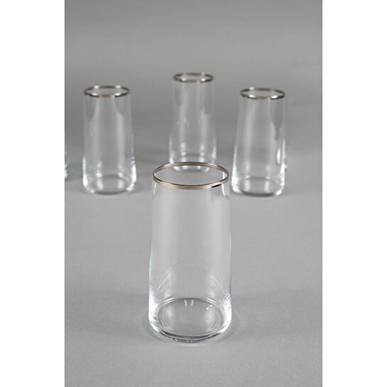 Rakle Avantgarde Platin 4'lü Meşrubat Bardağı Seti 520 Cc