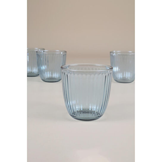 Rakle Splendid 4'lü Su Bardağı Seti Mavi 290 Cc