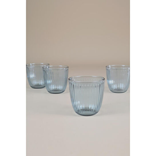 Rakle Splendid 4'lü Su Bardağı Seti Mavi 290 Cc