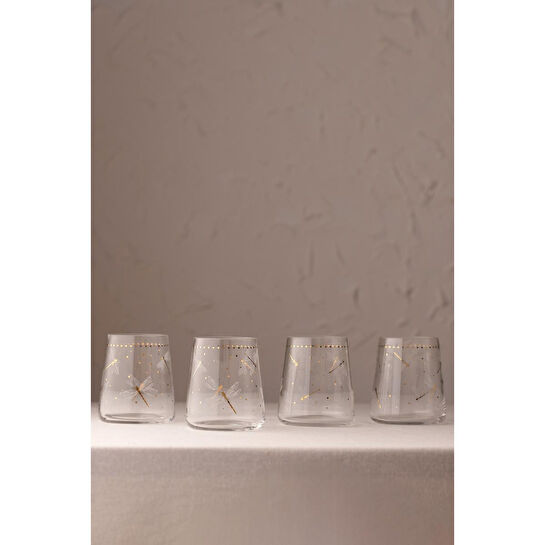 Rakle Dragonfly 4'lü Su Bardağı Seti 420 Cc