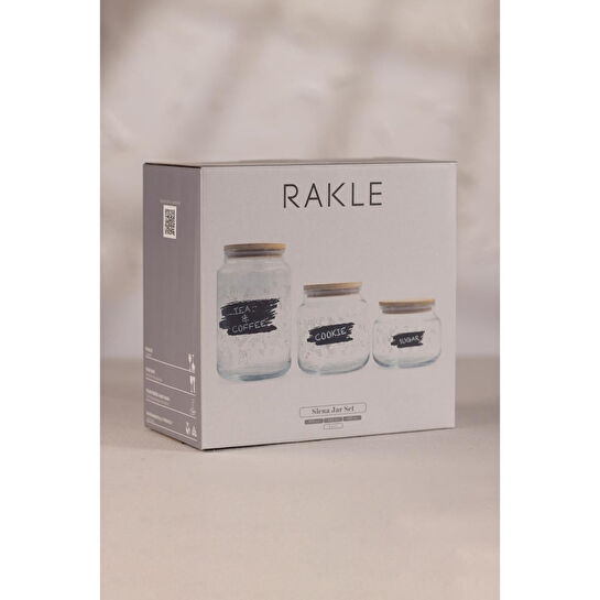 Rakle Siena Jar 3'lü Kavanoz Seti 970 Cc/ 635 Cc/ 430 Cc