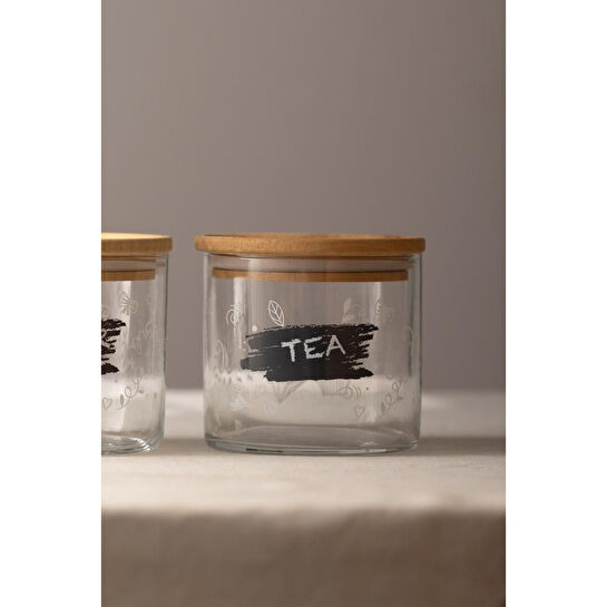 Rakle Siena 3'lü İstiflenebilir Kavanoz Seti 620 Cc