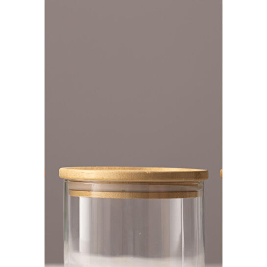 Rakle Sade 3'lü İstiflenebilir Kavanoz Seti 620 Cc