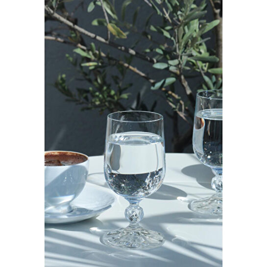 Rakle Claudia Kristal 6'lı Kahve Yanı Bardağı Seti 135 Cc