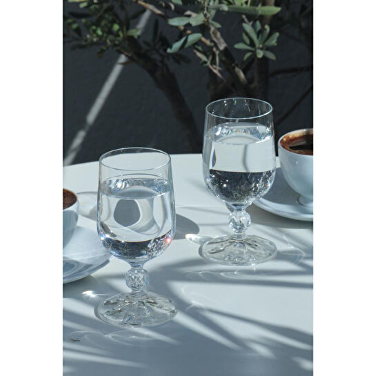 Rakle Claudia Kristal 6'lı Kahve Yanı Bardağı Seti 135 Cc