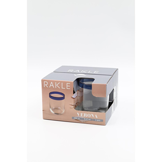 Rakle Verona 4'lü Su Bardağı Seti 280 Cc