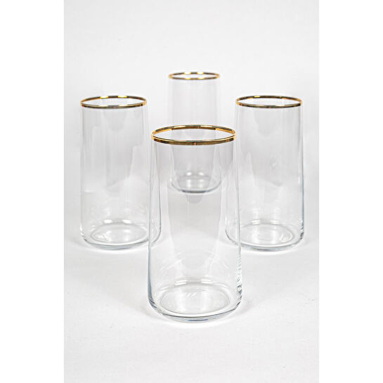 Rakle Avantgarde Gold 4'lü Meşrubat Bardağı Seti 520 Cc