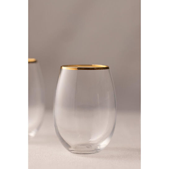 Rakle Astoria Gold 4'lü Meşrubat Bardağı Seti 570 Cc