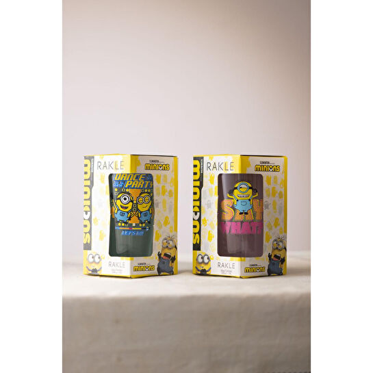 Rakle Minions 2'li Bardak Seti Pembe-yeşil 570 Cc