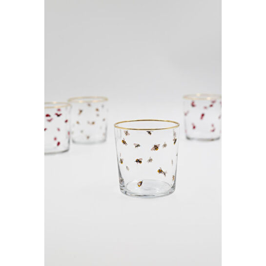 Rakle Lady Bird 4'lü Su Bardağı Seti 380 Cc