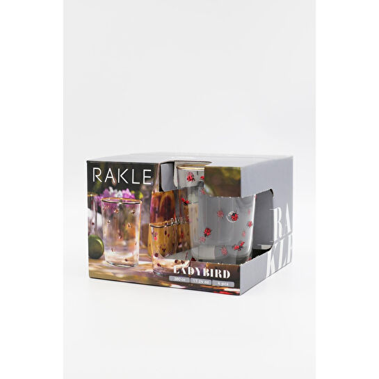 Rakle Lady Bird 4'lü Su Bardağı Seti 380 Cc