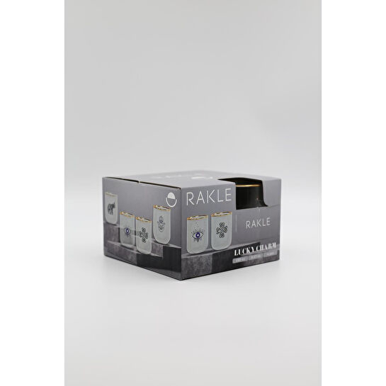 Rakle Lucky Charm 4'lü Kahve Yanı Bardağı Seti 280 Cc