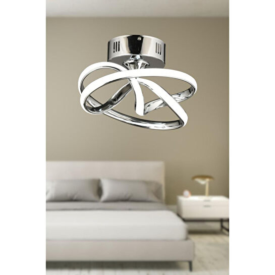 Luna Lighting Vino Riserva Model Krom Kaplama Metal Led Plafonyer Avize