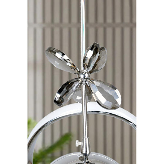 Luna Lighting Clasy Model Krom Kaplama 3 Renk Led Sarkıt Avize