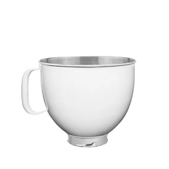 Kitchenaid 4,8 L Stand Mikser İçin Paslanmaz Çelik Kase White-5ksm5ssbwh