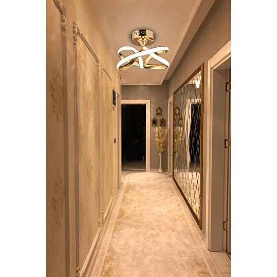 Luna Lighting Vino Riserva Model Gold Kaplama Metal Led Plafonyer Avize