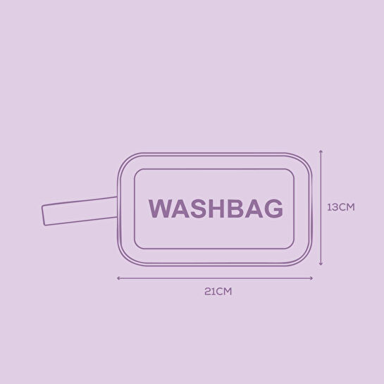 Vienev Su Geçirmez Şeffaf Makyaj Ve Kozmetik Çantası – Seyahat Düzenleyici Beyaz