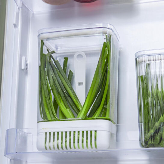 Vienev Süzgeçli Yeşillik Saklama Kabı 2,9 Litre