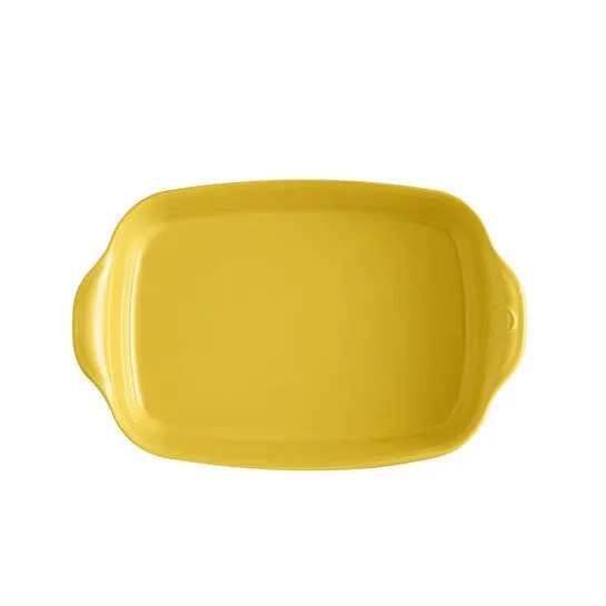 Emile Henry Fırın Kabı Dikdörtgen 36 X 23 Cm Mat Sarı/provence Yellow