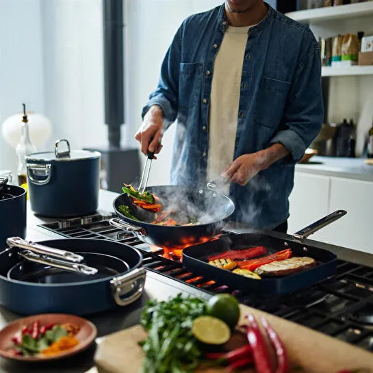 Joseph Joseph Space 32 Cm Wok Tava