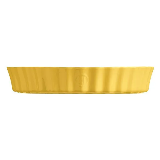 Emile Henry Tart-börek-fırın Kabı Yuvarlak 32 Cm Mat Sarı/provence Yellow