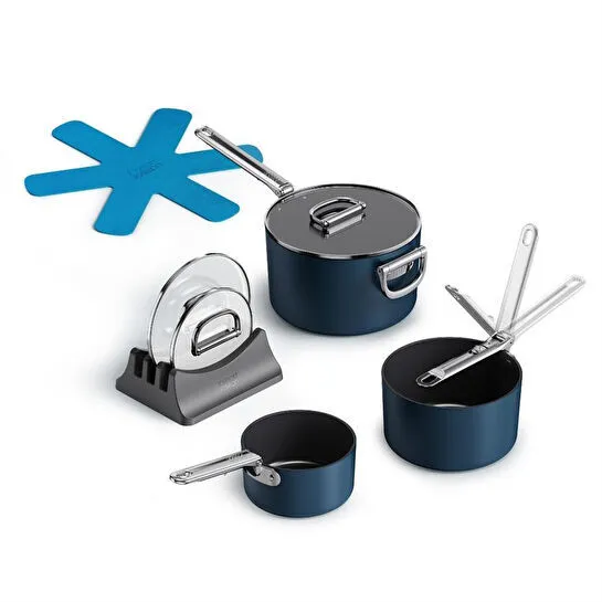 Joseph Joseph Space 9 Parça Kapaklı Sos Tenceresi Seti