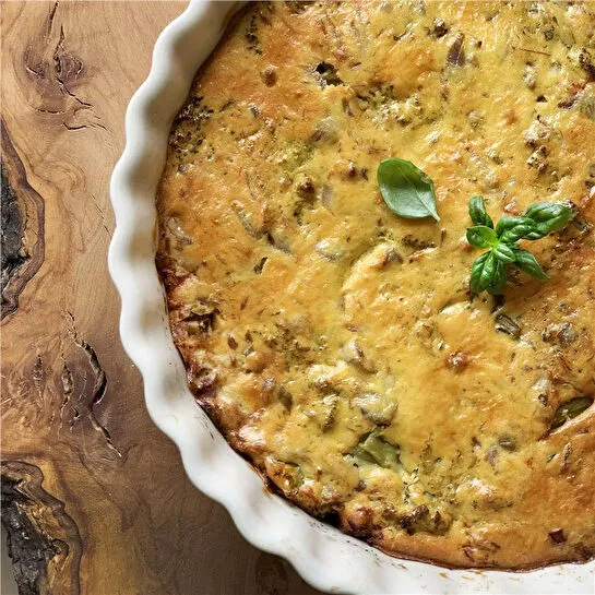 Emile Henry Tart-börek Fırın Kabı Yuvarlak 24 Cm Ekru/clay