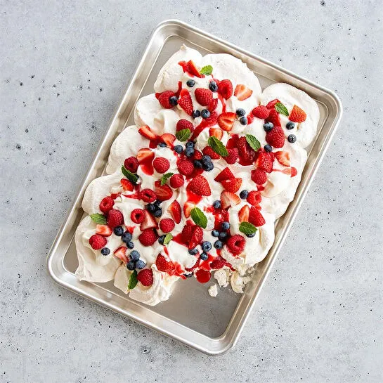 Nordicware Küçük Fırın Tepsisi 40 X 29 Cm Paslanmaz Çelik