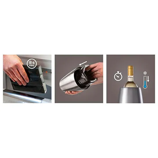 Vacu Vin Aktif Soğutucu Zarif - Kutulu Paslanmaz Çelik