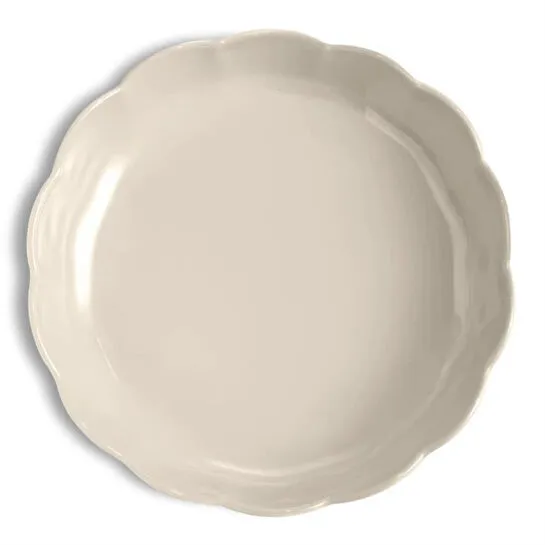 Emile Henry Madeleine Fırın Kabı Yuvarlak 27 Cm Ekru/clay