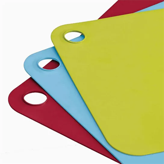 Joseph Joseph Pop™ 3'lü Kesme Matı Seti - Renkli Çok Renkli