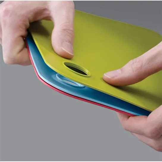 Joseph Joseph Pop™ 3'lü Kesme Matı Seti - Renkli Çok Renkli