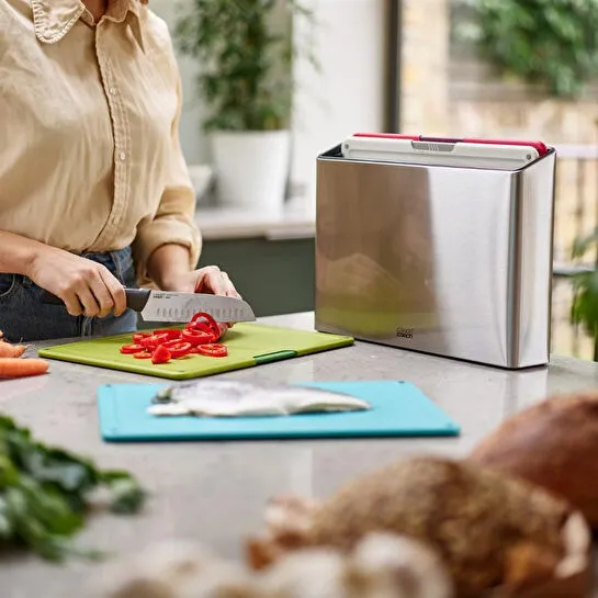 Joseph Joseph Folio Icon Çelik 4 Parça Kesme Tahtası Çok Renkli